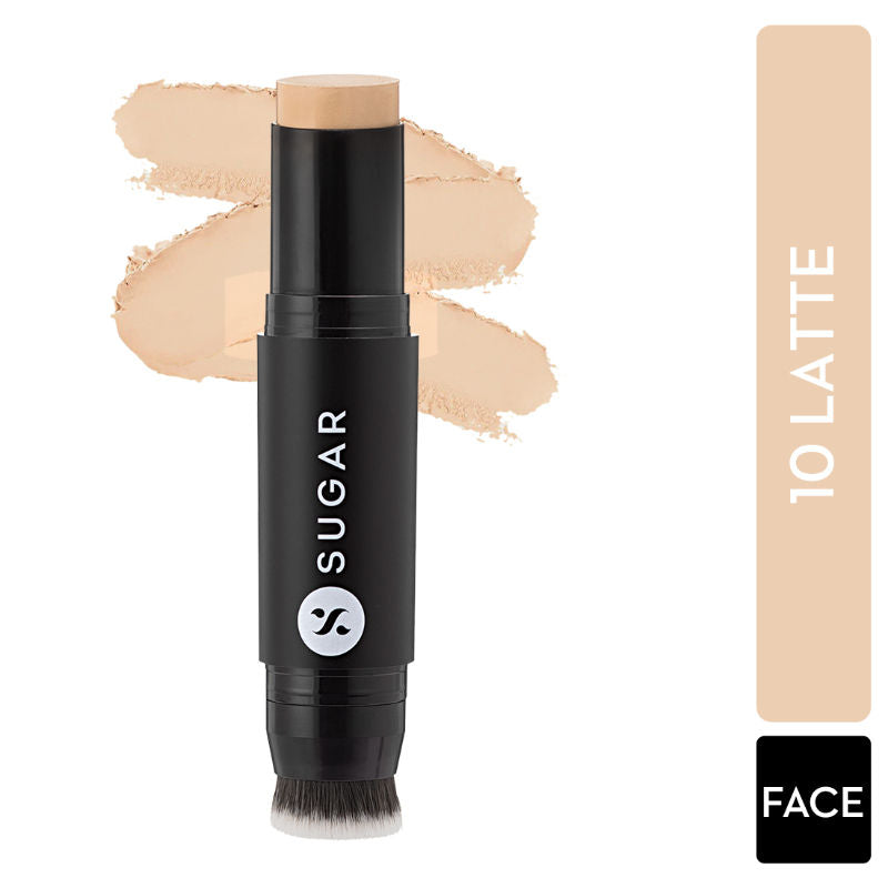 Sugar Ace Of Face Foundation Stick - 10 Latte (12Gm)