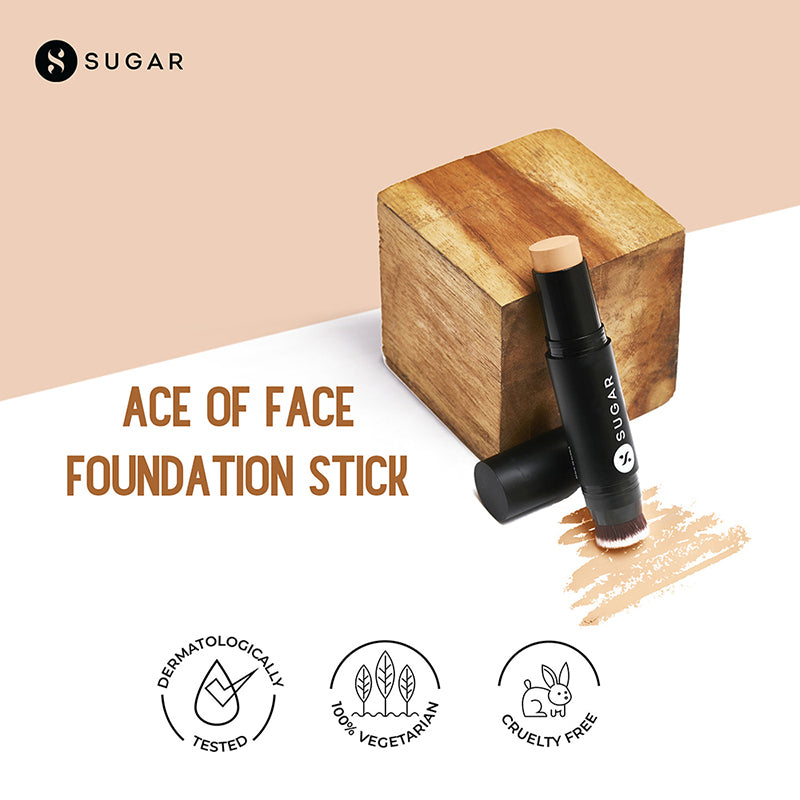 Sugar Ace Of Face Foundation Stick - 30 Chococcino (12Gm)-7
