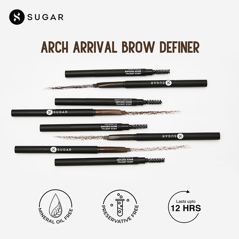 Sugar Arch Arrival Brow Definer - 01 Jerry Brown (Medium Brown) (0.35G)-5