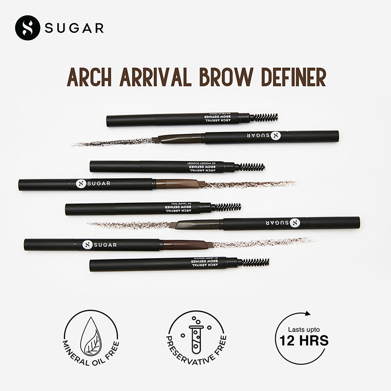 Sugar Arch Arrival Brow Definer - 03 Woody Scooby (Deep Brown) (0.35G)-6