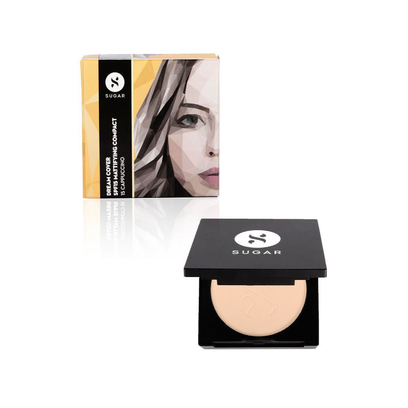 Sugar Dream Cover Spf15 Mattifying Compact - 15 Cappuccino (6Gm)-4