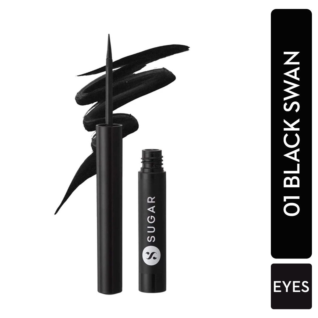 Sugar Eye Warned You So! Double Matte Eyeliner - 01 Black Swan (1.7Ml)