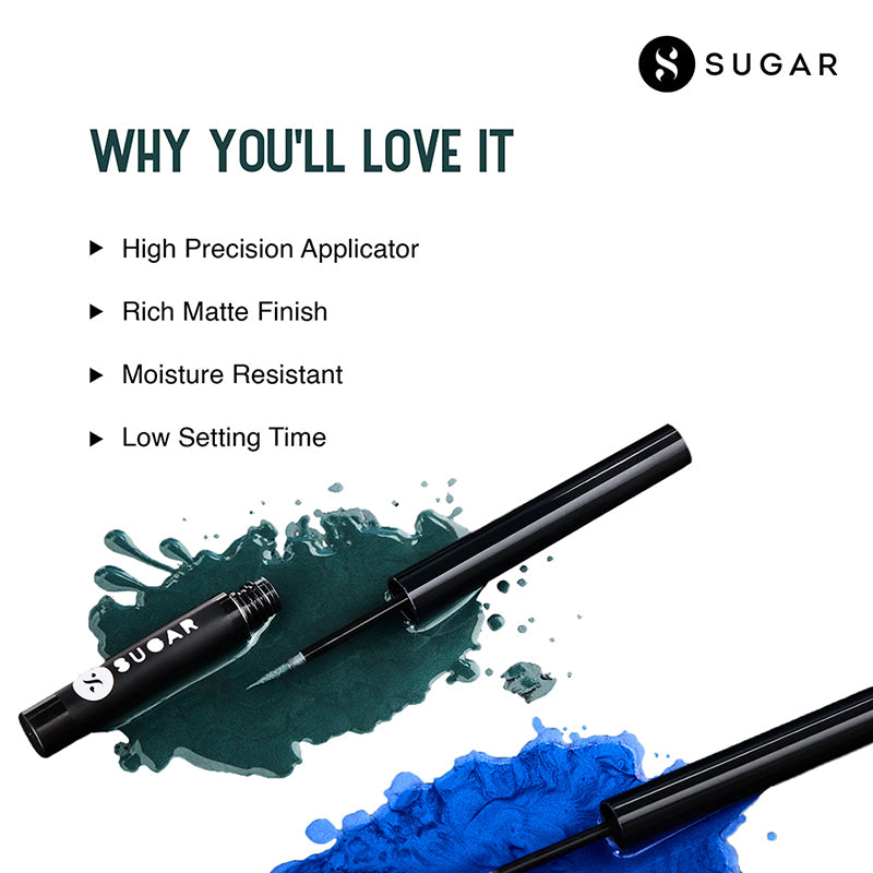 Sugar Eye Warned You So! Double Matte Eyeliner - 01 Black Swan (1.7Ml)-7