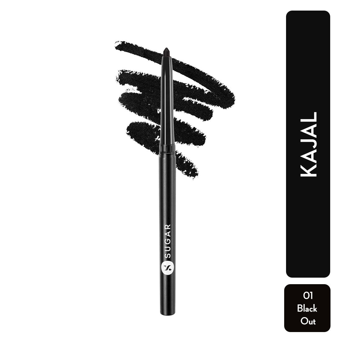 Sugar Kohl Of Honour Intense Kajal - 01 Black Out (Single Blister) (0.25Gm)-4