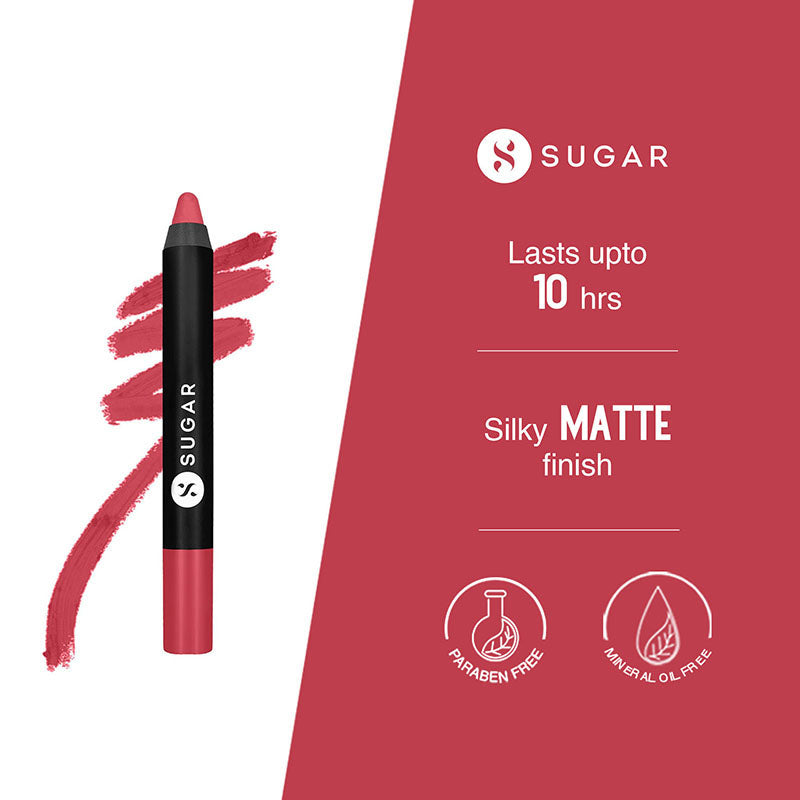 Sugar Matte As Hell Crayon Lipstick With Free Sharpener - 05 Rose Dawson (2.8G)-4