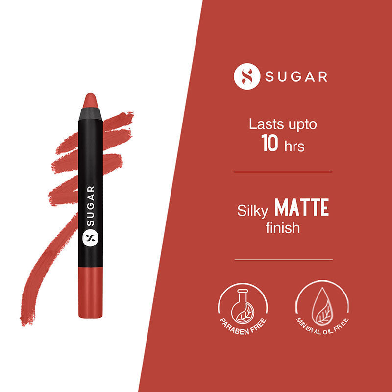 Sugar Matte As Hell Crayon Lipstick With Free Sharpener - 11 Elle Woods (2.8G)