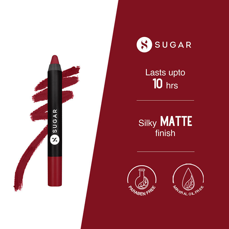 Sugar Matte As Hell Crayon Lipstick - 12 Baby Houseman (2.8G)-3