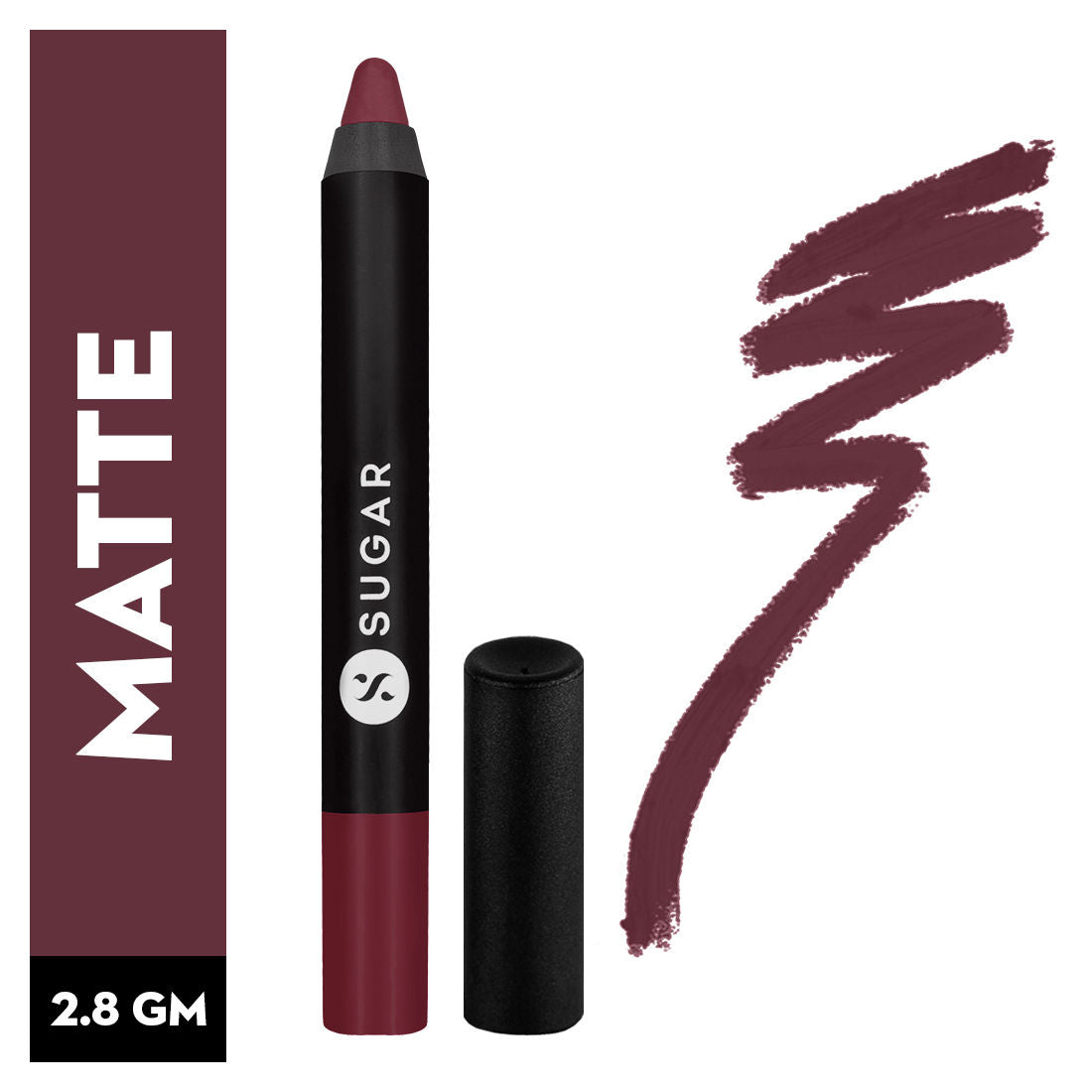 Sugar Matte As Hell Crayon Lipstick With Free Sharpener - 15 Stephanie Plum (2.8G)