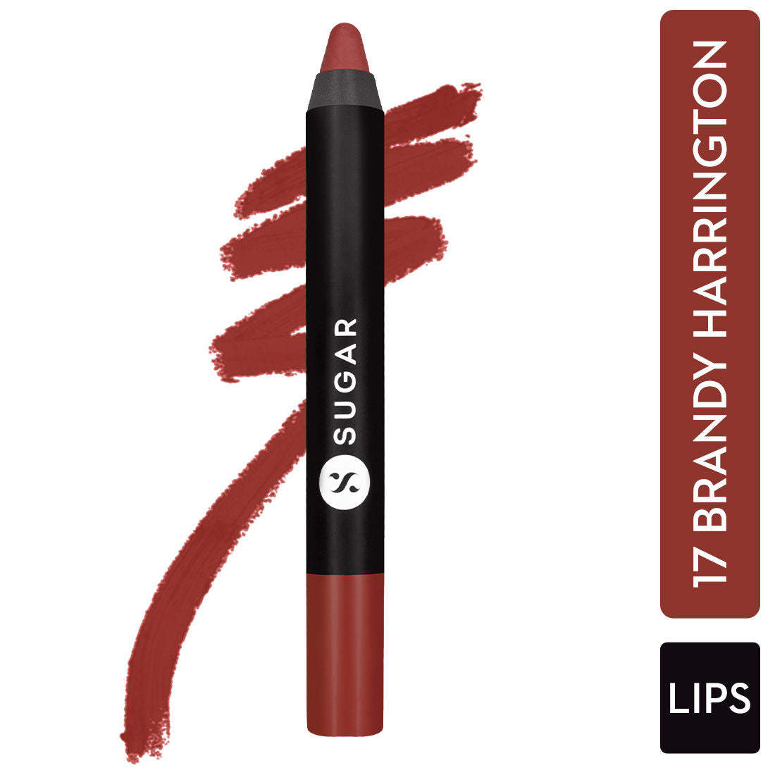Sugar Matte As Hell Crayon Lipstick With Free Sharpener - 17 Brandy Harrington (2.8G)-6