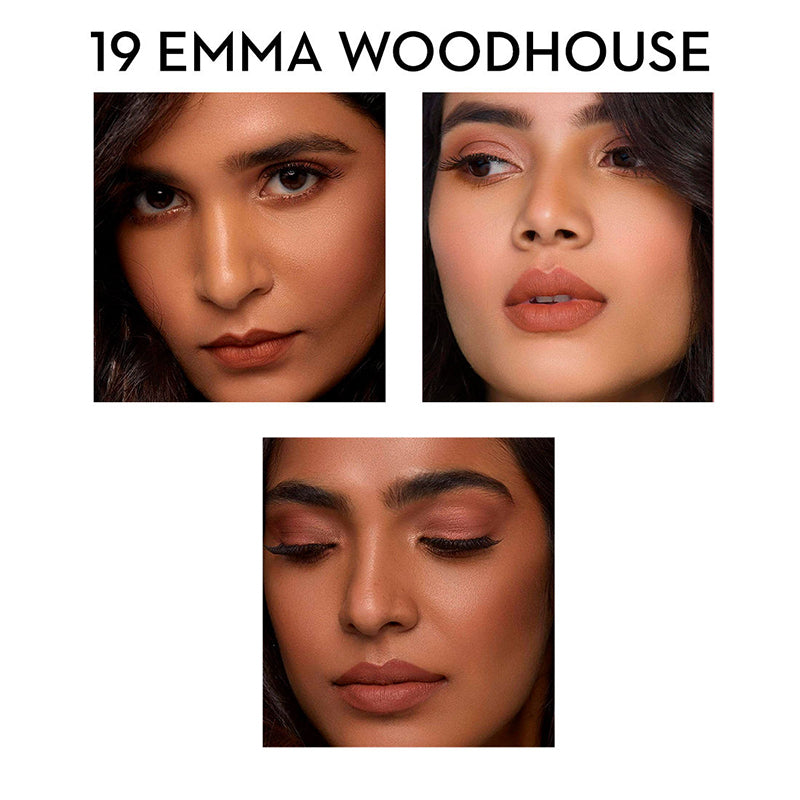 Sugar Matte As Hell Crayon Lipstick With Free Sharpener - 19 Emma Woodhouse (Earthy Brown) (2.8G)-4
