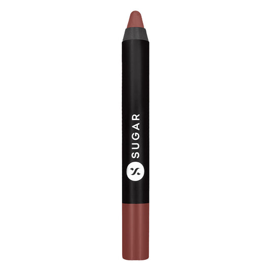 Sugar Matte As Hell Crayon Lipstick With Free Sharpener - 20 Buffy Summers (Mid-Tone Warm Nude) (2.8G)-2