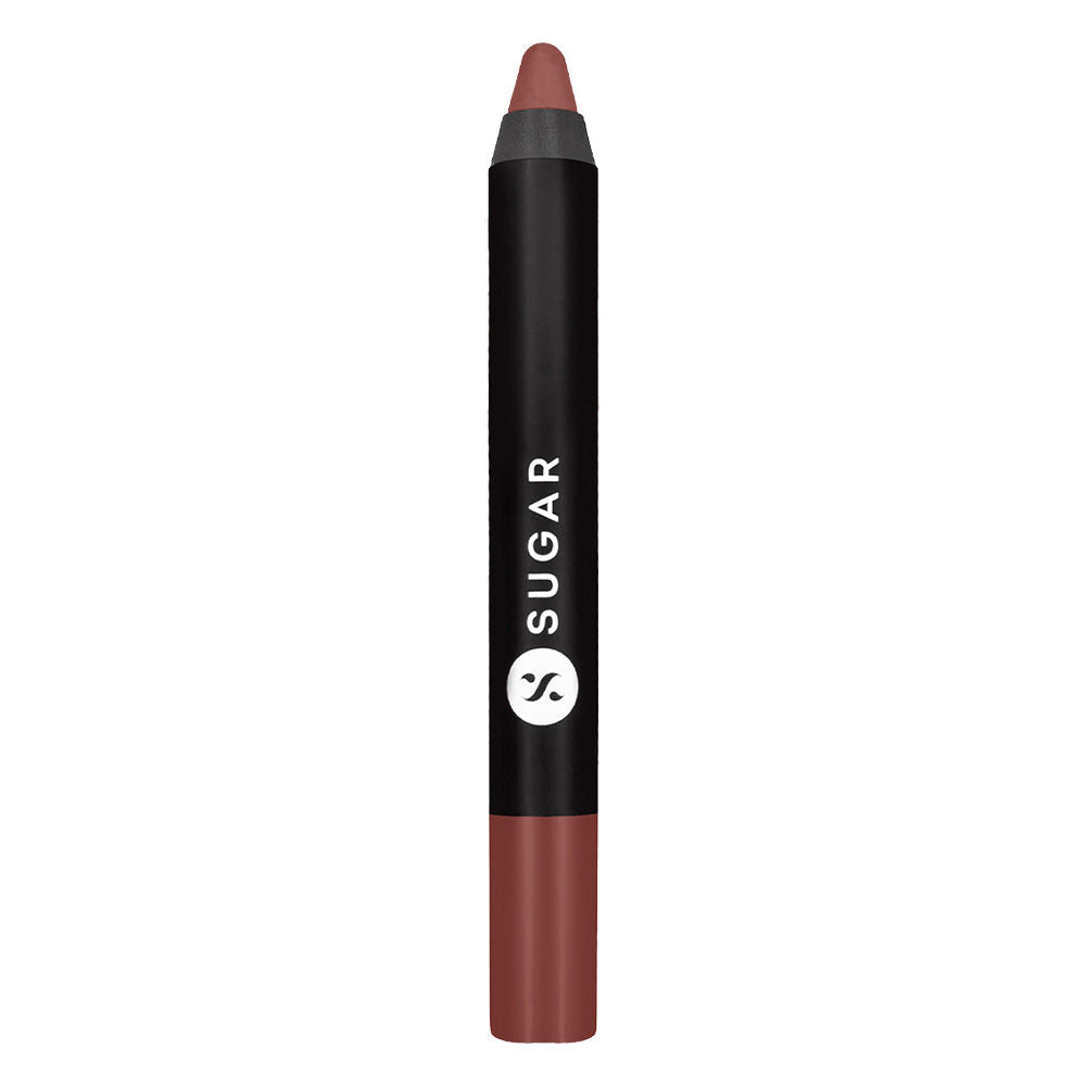Sugar Matte As Hell Crayon Lipstick With Free Sharpener - 20 Buffy Summers (Mid-Tone Warm Nude) (2.8G)-2