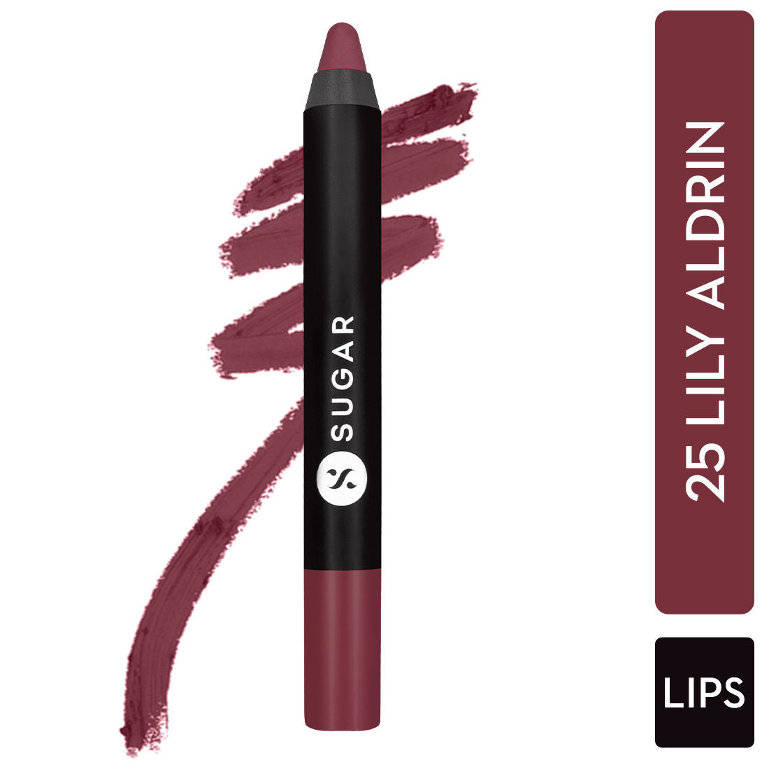Sugar Matte As Hell Crayon Lipstick - 25 Lily Aldrin (2.8G)