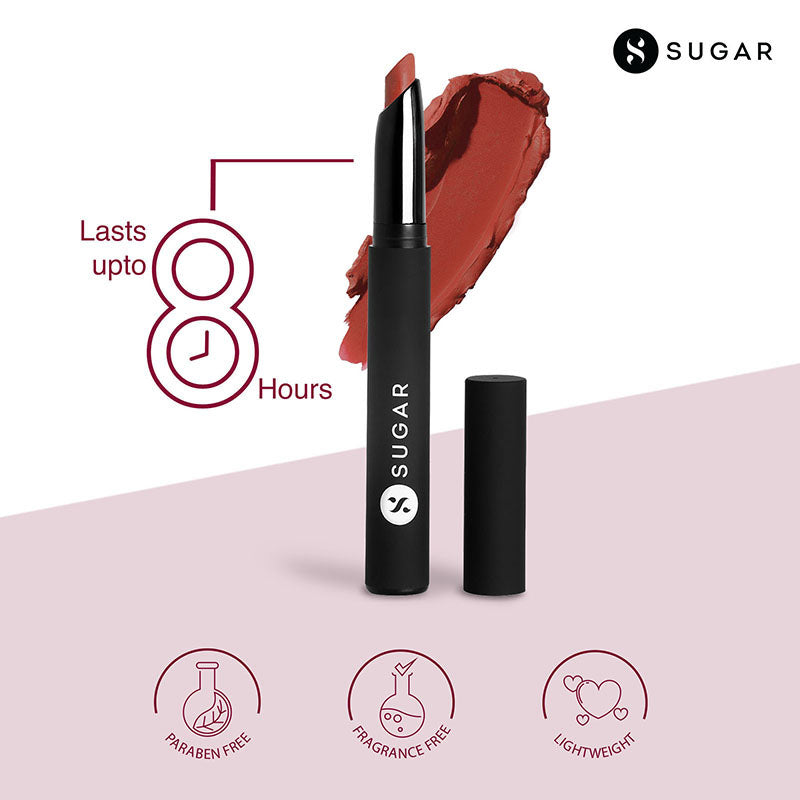 Sugar Matte Attack Transferproof Lipstick - 02 Red Zeppelin (Chilli Red) (2G)