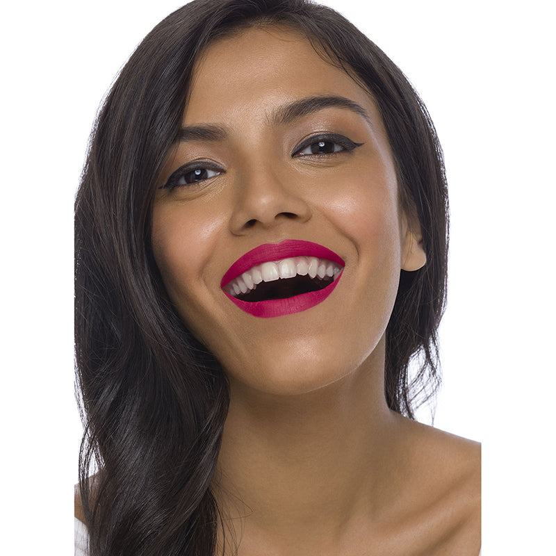 Sugar Matte Attack Transferproof Lipstick - 01 Bold Play (Cardinal Pink) (2G)-3