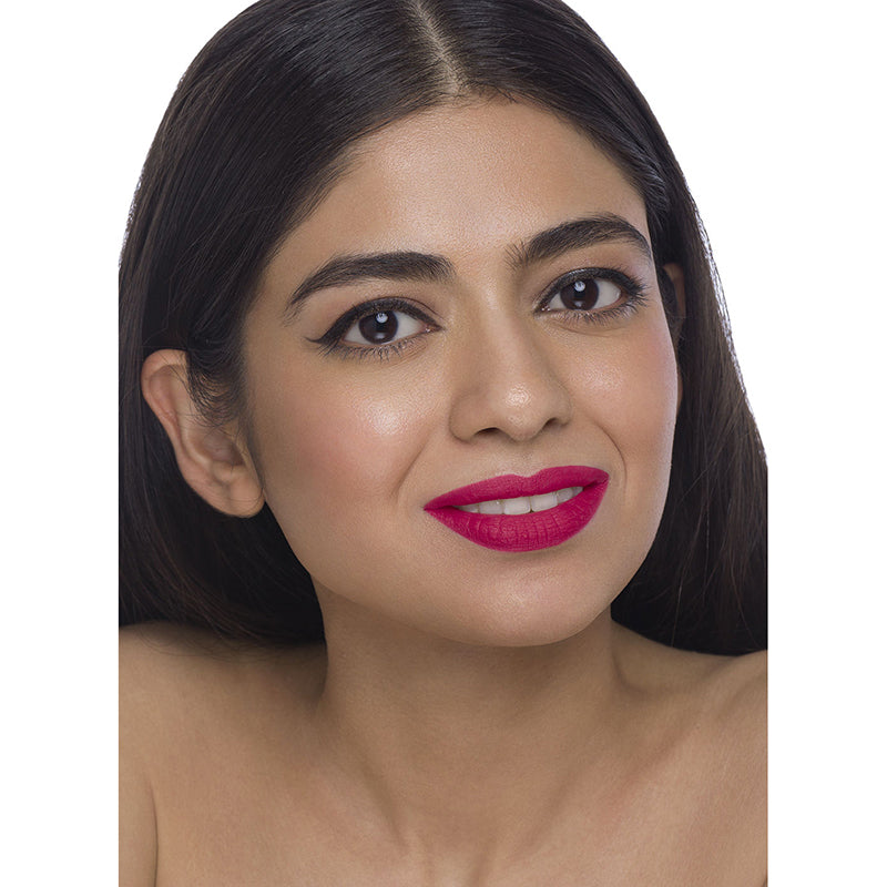 Sugar Matte Attack Transferproof Lipstick - 01 Bold Play (Cardinal Pink) (2G)-5