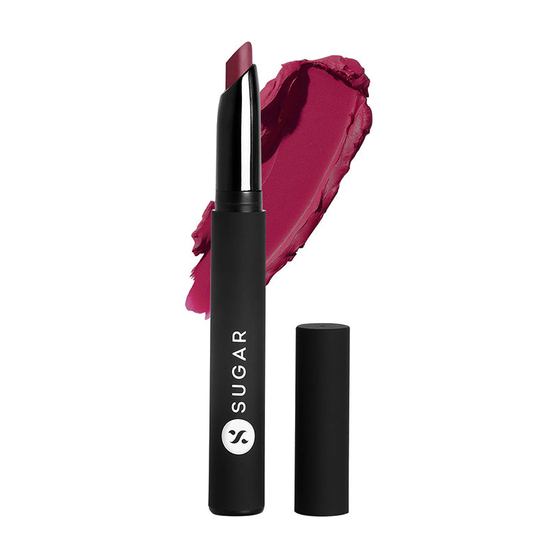 Sugar Matte Attack Transferproof Lipstick - 01 Bold Play (Cardinal Pink) (2G)-6