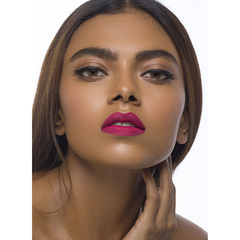 Sugar Matte Attack Transferproof Lipstick - 01 Bold Play (Cardinal Pink) (2G)-7