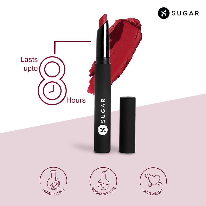 Sugar Matte Attack Transferproof Lipstick - 06 Spring Crimson (Crimson Red) (2G)