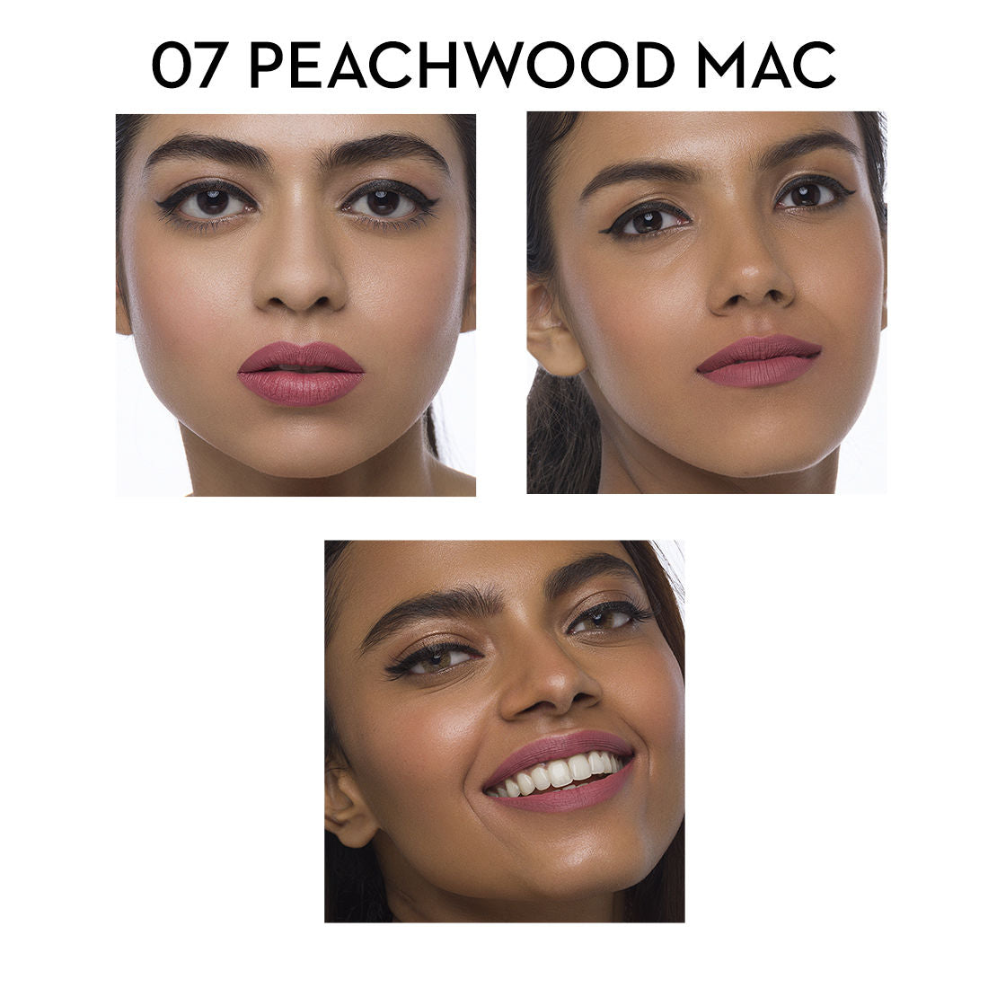Sugar Matte Attack Transferproof Lipstick - 07 Peachwood Mac (Peach Pink) (2G)-4