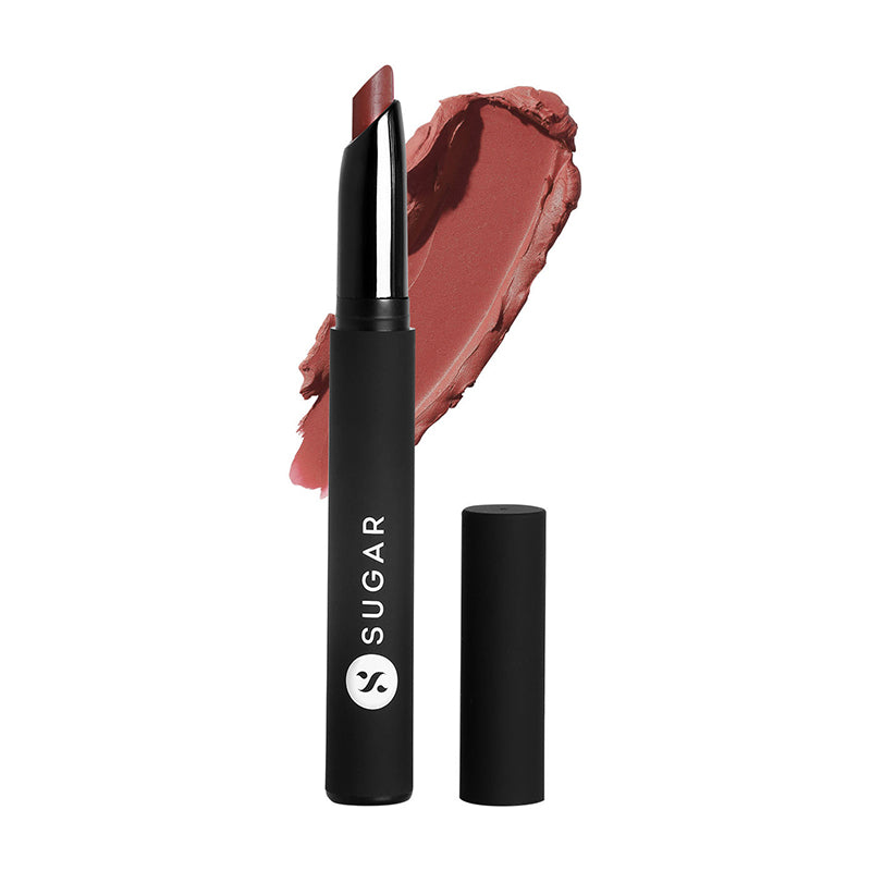 Sugar Matte Attack Transferproof Lipstick - 09 The Peach Boys (Midtoned Peach With Hints Of Red And Brown) (2G)-6