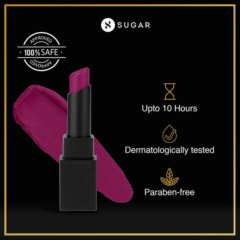 Sugar Nothing Else Matter Longwear Lipstick - 08 Berry Picking (3.2G)-4