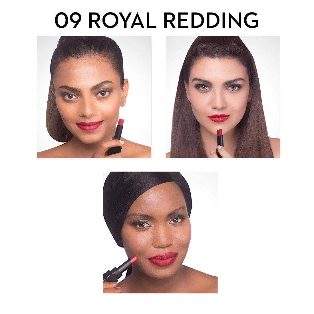 Sugar Nothing Else Matter Longwear Lipstick - 09 Royal Redding (Dark Red) (3.2G)-2