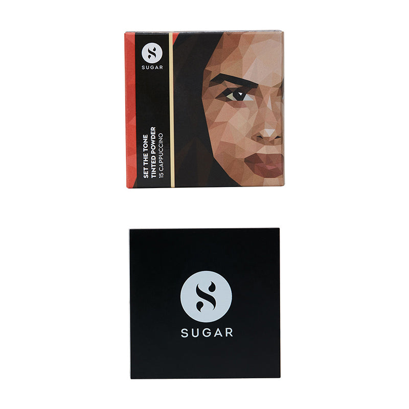 Sugar Set The Tone Tinted Powder - 15 Cappuccino (Light-Medium) (15Gm)-3