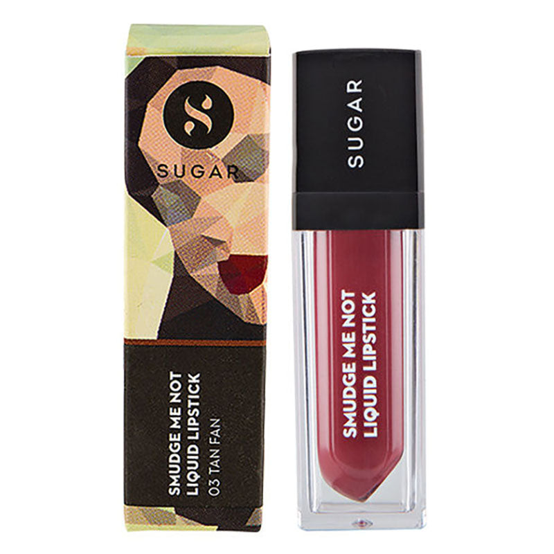 Sugar Smudge Me Not Liquid Lipstick - 03 Tan Fan (4.5Ml)-6