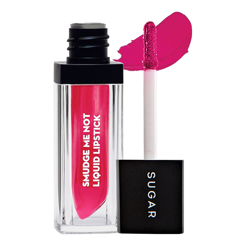 Sugar Smudge Me Not Liquid Lipstick - 07 Rethink Pink (Fuchsia) (4.5Ml)-2