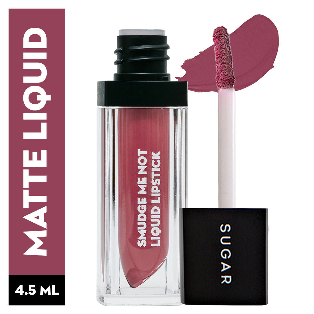 Sugar Smudge Me Not Liquid Lipstick - 09 Suave Mauve (Mauve) (4.5Ml)