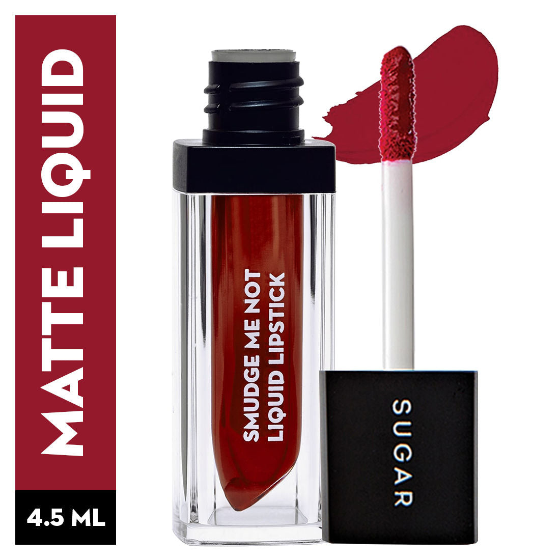 Sugar Smudge Me Not Liquid Lipstick - 10 Drop Dead Red (4.5Ml)
