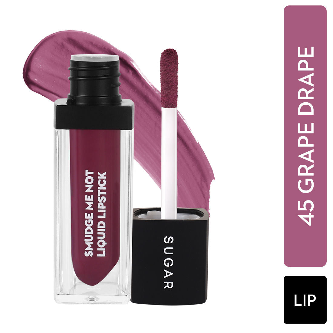 Sugar Smudge Me Not Liquid Lipstick - 45 Grape Drape (4.5Ml)