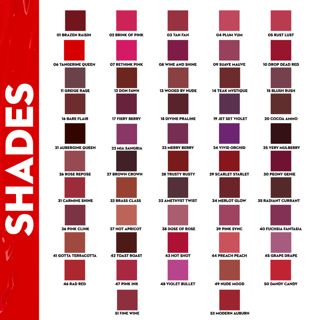 Sugar Smudge Me Not Liquid Lipstick - 52 Modern Auburn (Flamenco Red / Deep Red With Blue Undertone) (4.5Ml)-2