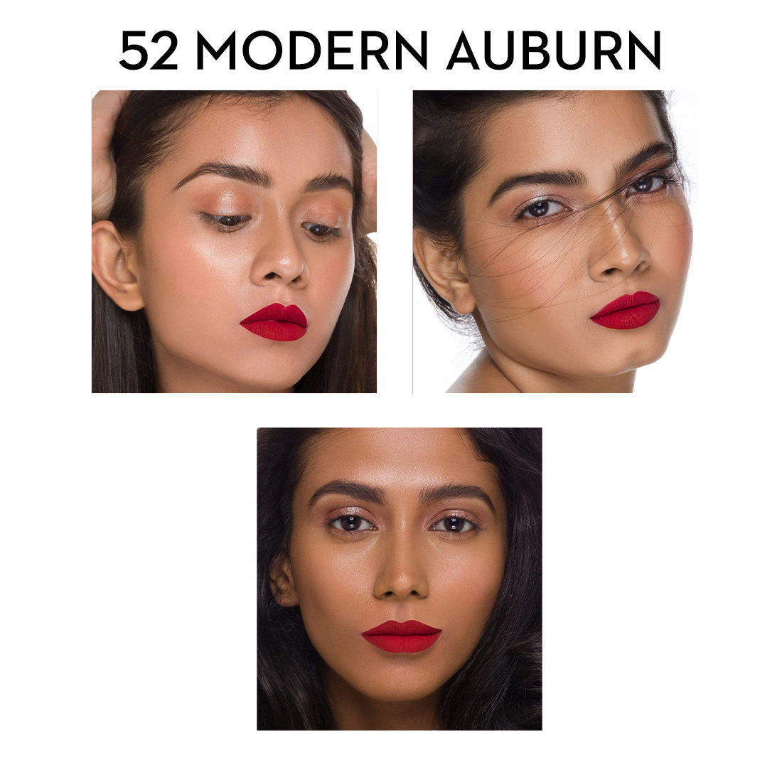 Sugar Smudge Me Not Liquid Lipstick - 52 Modern Auburn (Flamenco Red / Deep Red With Blue Undertone) (4.5Ml)-5