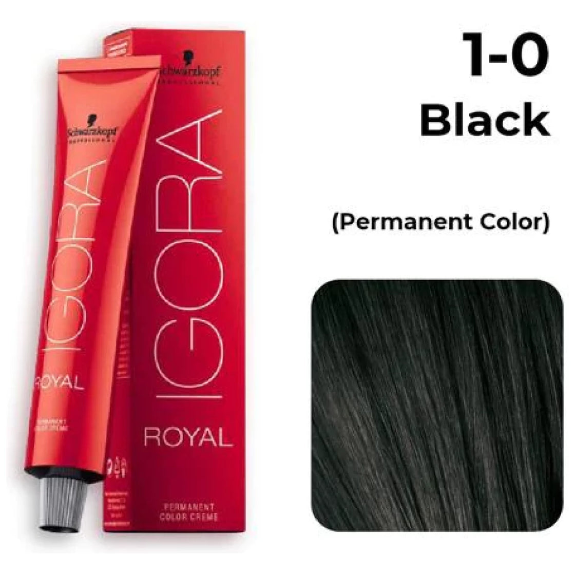 Schwarzkopf Igora Royal Hair Color 60ml 1-0 Black
