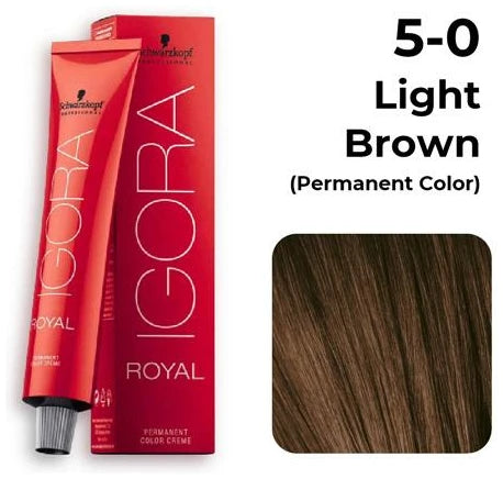 Schwarzkopf Igora Royal Hair Color 60ml 5-0 Light Brown