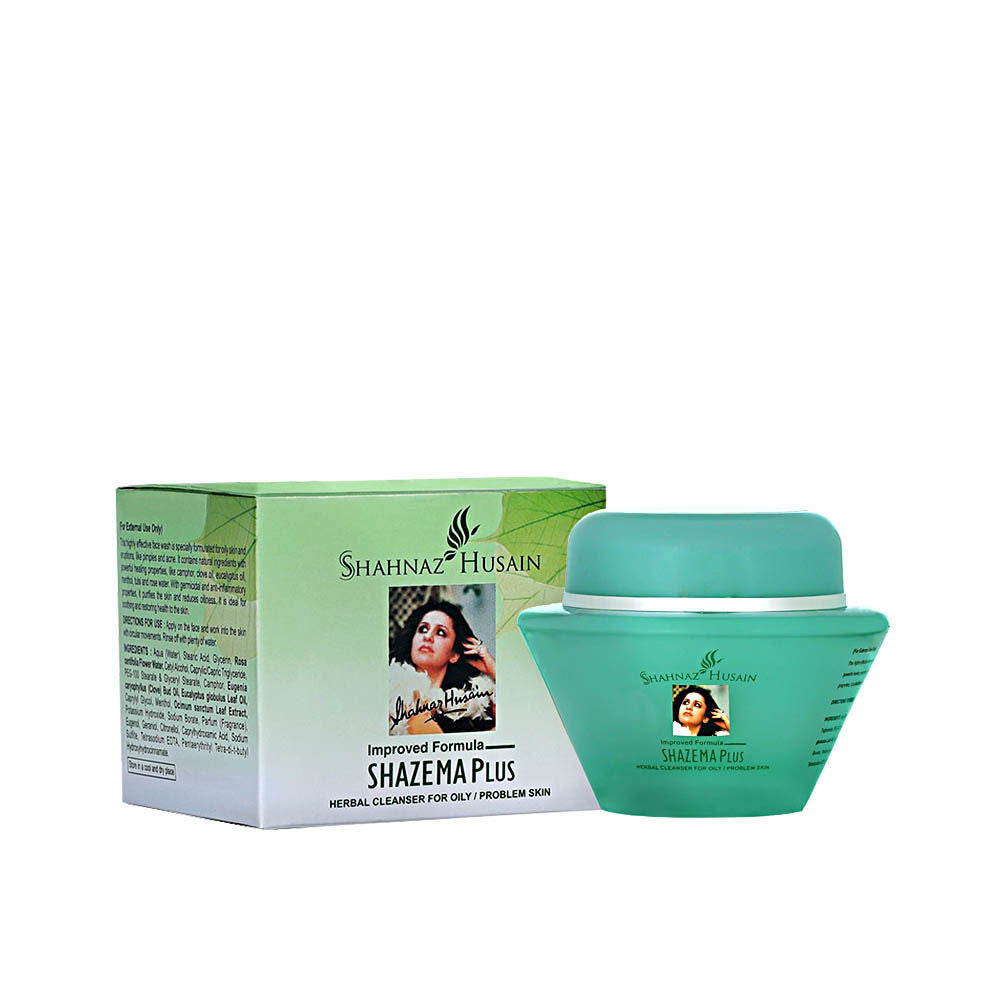 Shahnaz Husain Shazema Plus Herbal Cleanser For Oily Problem Skin (40Gm)
