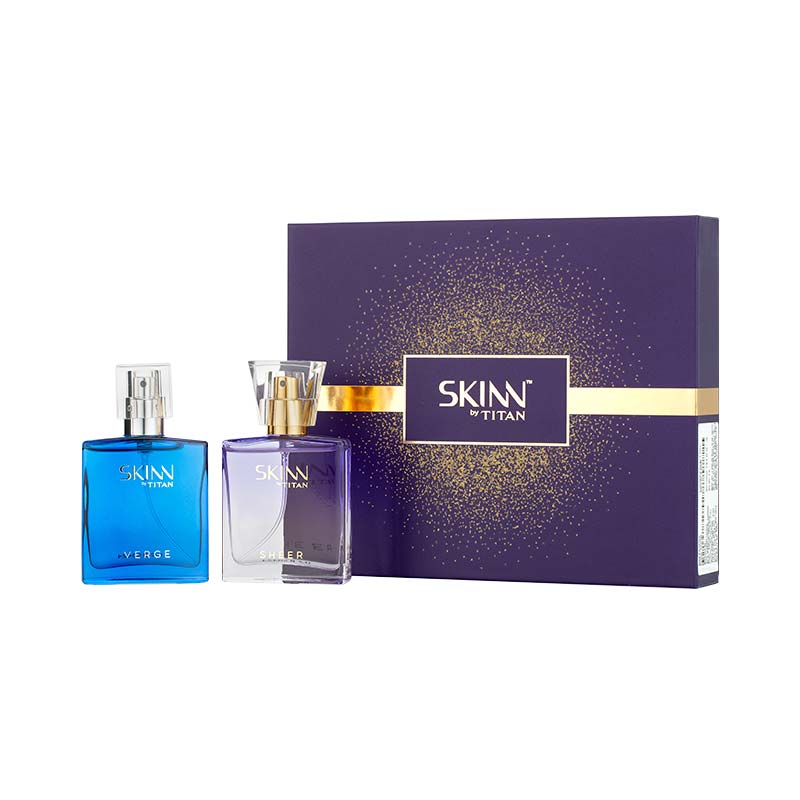 Skinn By Titan Verge And Sheer Nos Perfume For Pair Edp (50Ml)