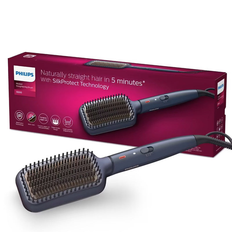 Philips Heated Straightening Brush Bhh885/10