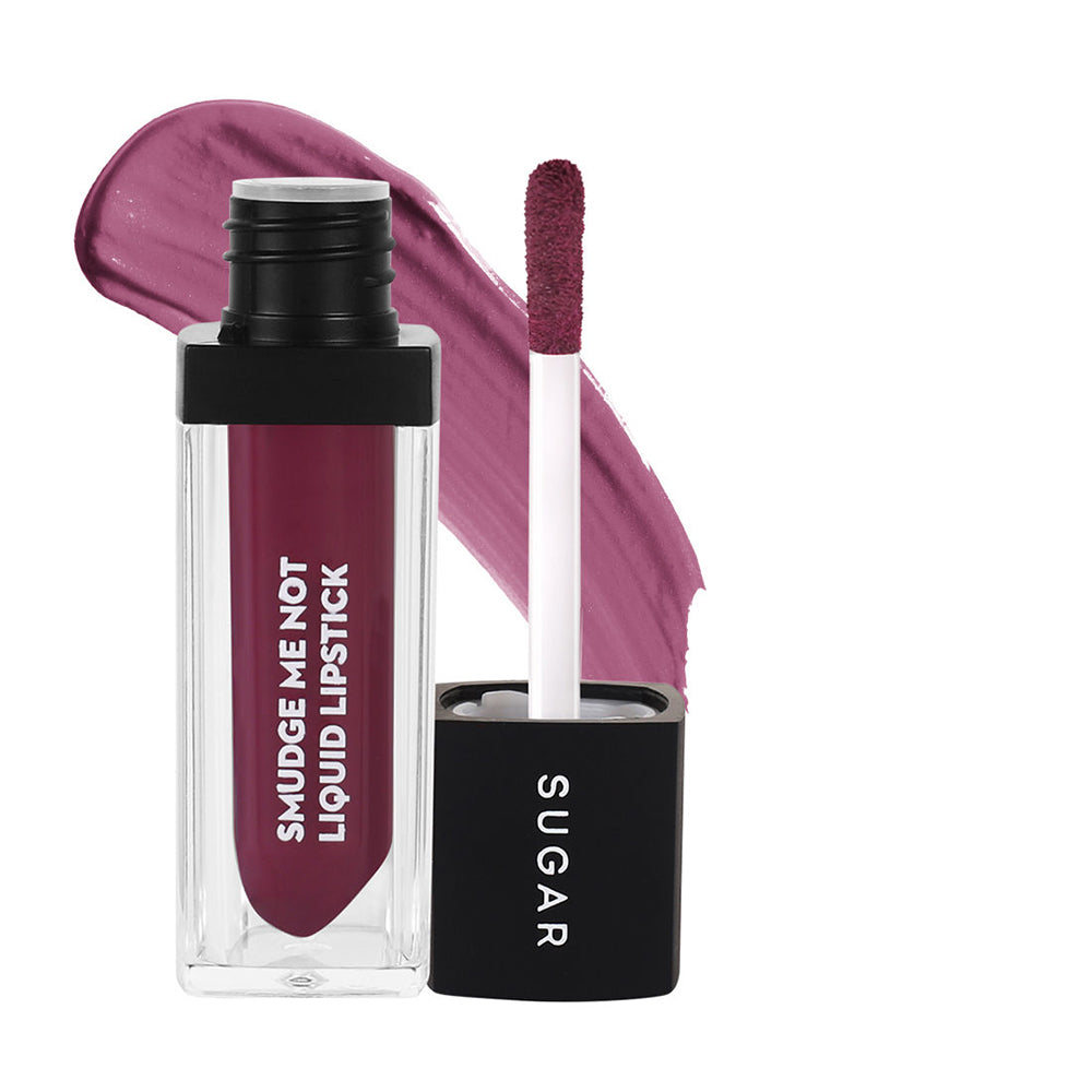 SUGAR Smudge Me Not Liquid Lipstick - 45 Grape Drape (4.5ml)