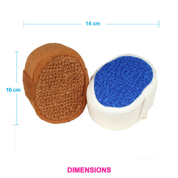 Vega Bath Sponge Pair Ba-3/2 (Color May Vary)-6