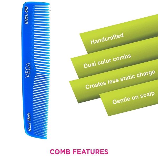 Vega Hmsc-09 D Graduated Dressing Comb (Color May Vary)-5