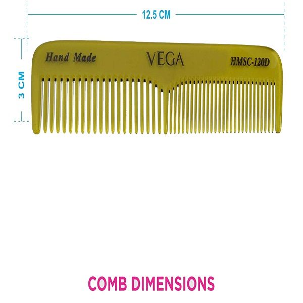 Vega Hmsc-120 D Pocket Comb (Color May Vary)-6