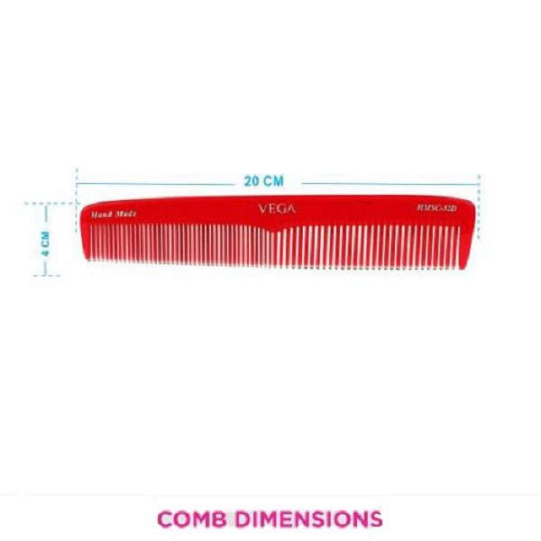 Vega Hmsc-32 D Graduated Dressing Comb (Color May Vary)-7