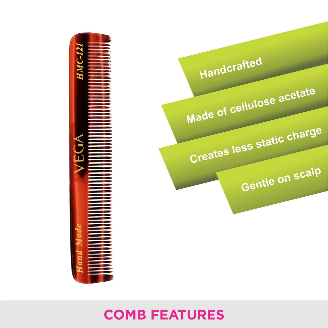 Vega Handcrafted Comb (Hmc-121)-4