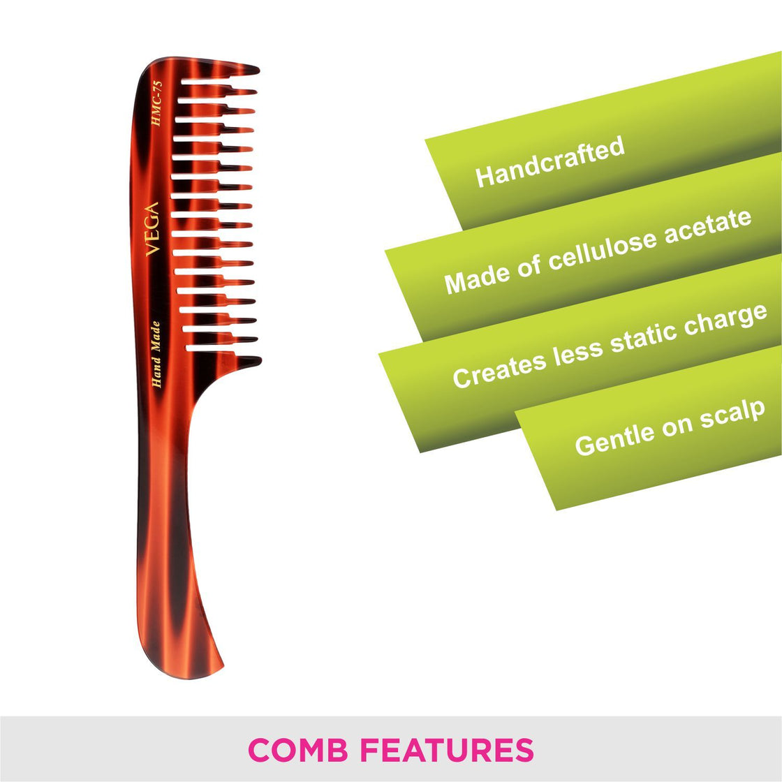 Vega Handcrafted Comb (Hmc-75)-4