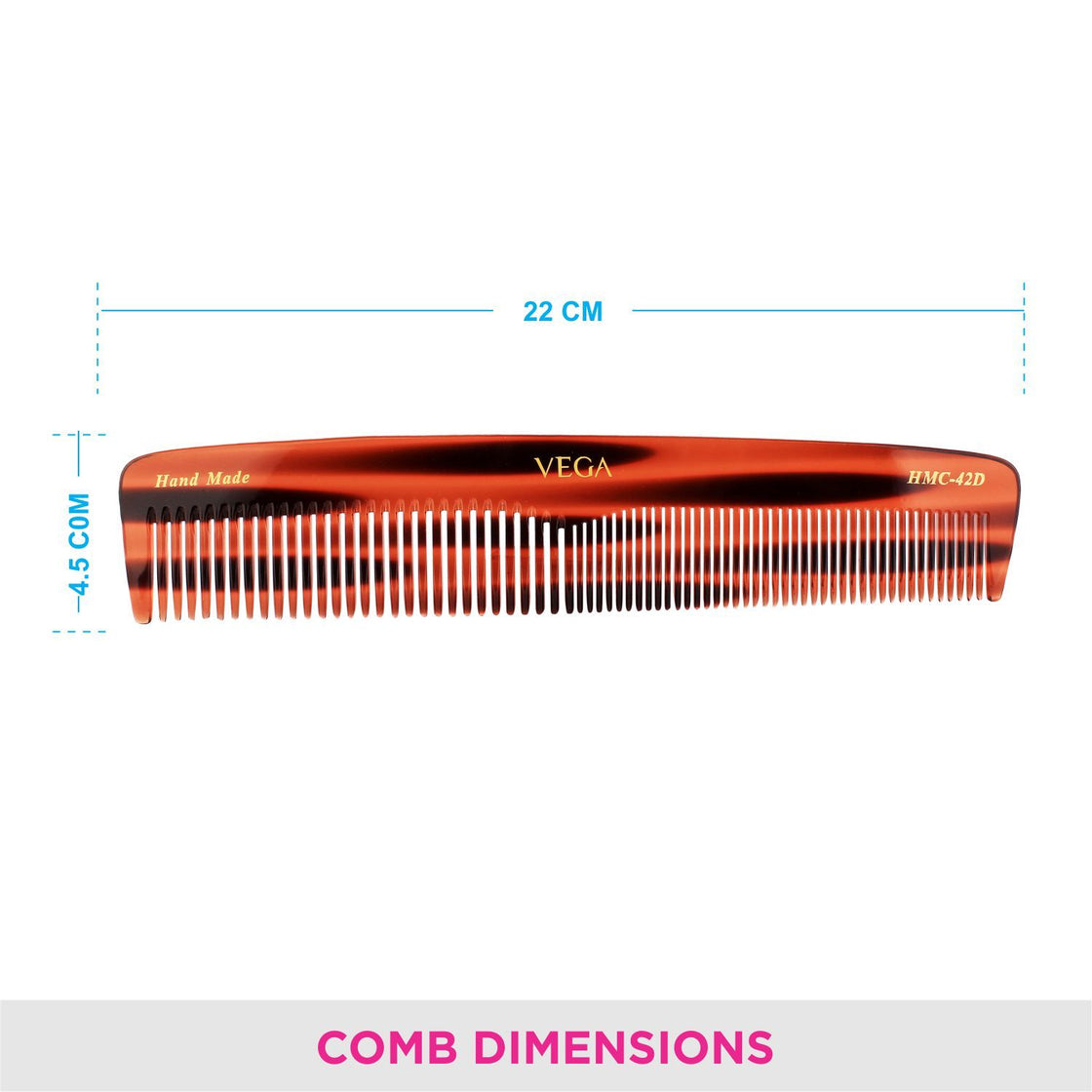 Vega Handcrafted Dressing Comb Hmc-42D-5