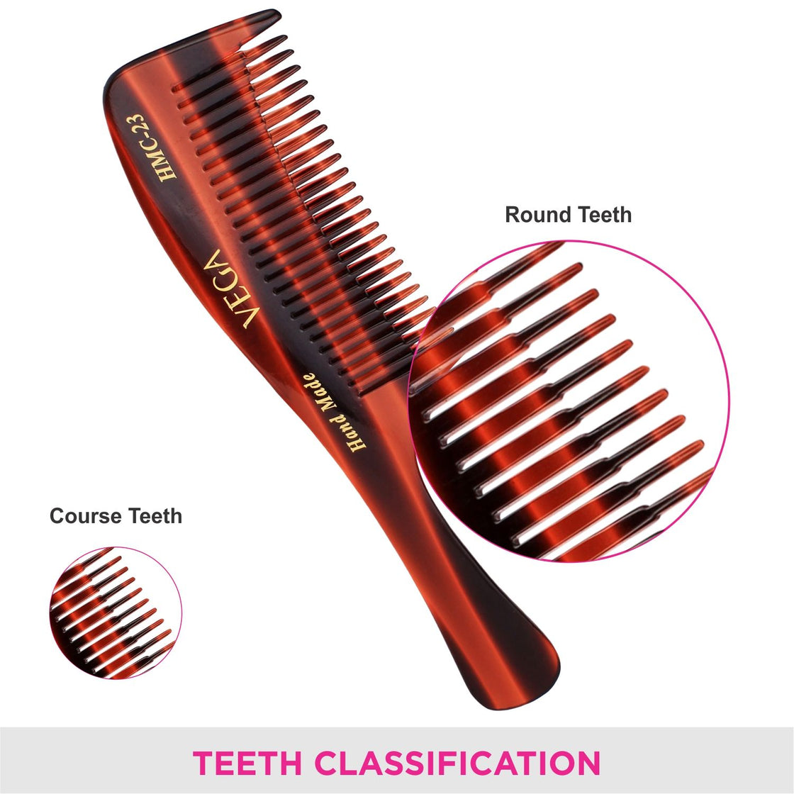 Vega Handcrafted Hair Comb(-Hmc-23)-3