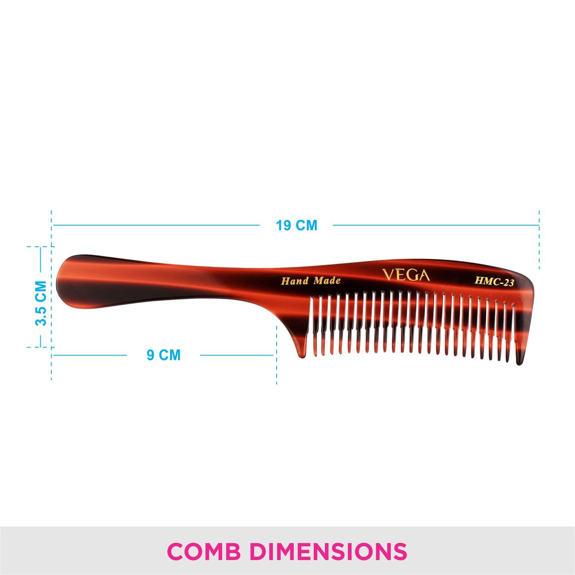 Vega Handcrafted Hair Comb(-Hmc-23)-5
